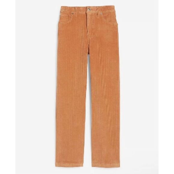 Express corduroy wide leg high rise crop pant size 2 - Picture 14 of 14